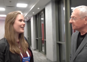 Alina und Patrik Baab in Donezk