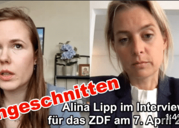 Alina Lipp im Interview für das ZDF am 7. April 2023 (ungeschnitten)