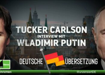 Tucker Carlson Interview mit Russlands Präsident Wladimir Putin mit Transkript in Deutsch 1 Tucker Carlson Interview mit Russlands Präsident Wladimir Putin mit Transkript in Deutsch